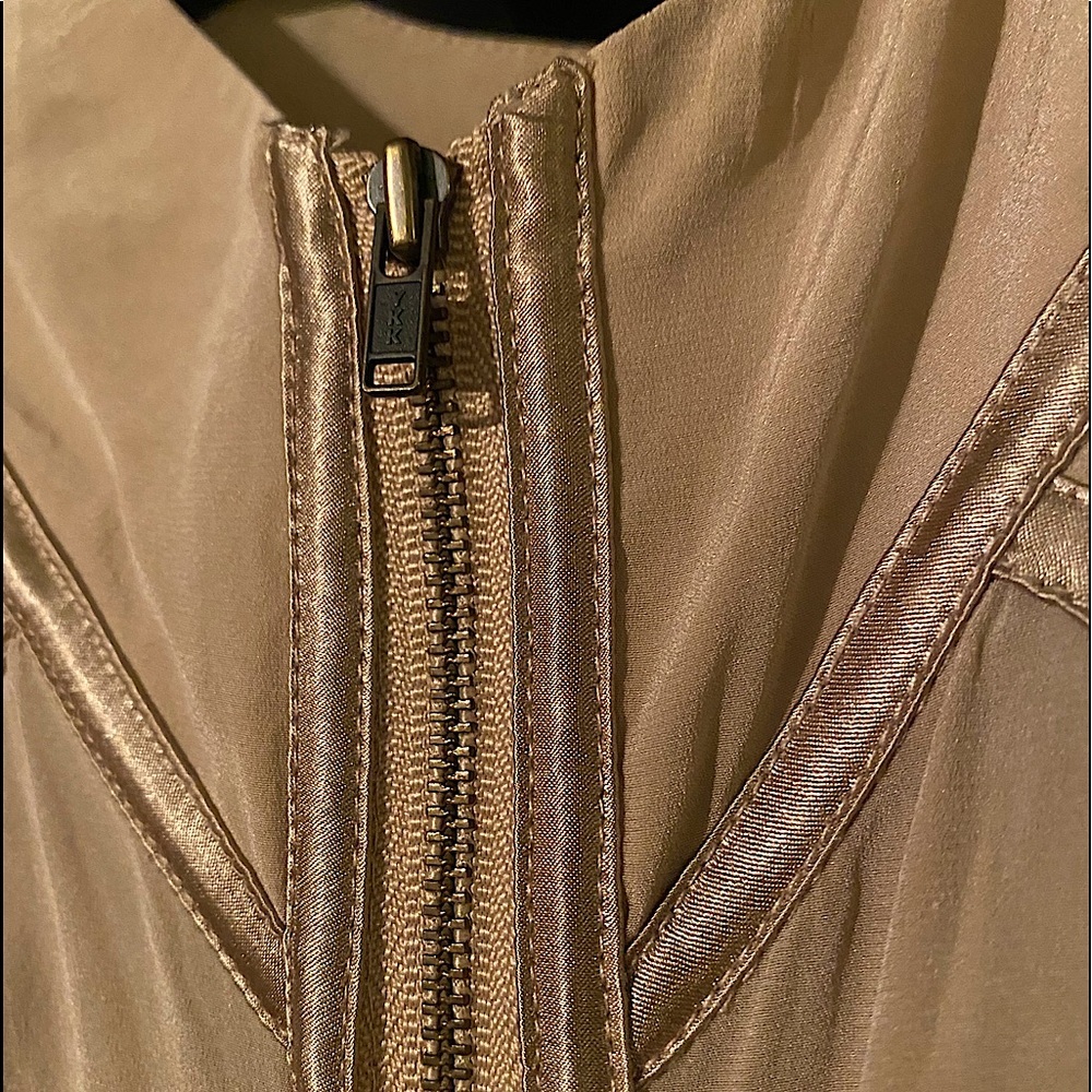 EUC - Nude layered Silk Bebe dress Small cocktail party casual party - Picture 3 of 5